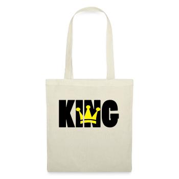 KING ! - Stoffbeutel - Natur - Vorne