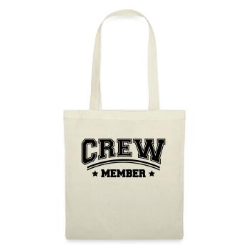 Cool Crew Member Logo Design - Sac en tissu - nature - Devant