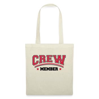 Cool Crew Member Logo Design - Sac en tissu - nature - Devant