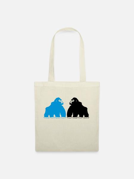 gorillas_02 - Stoffbeutel - Natur