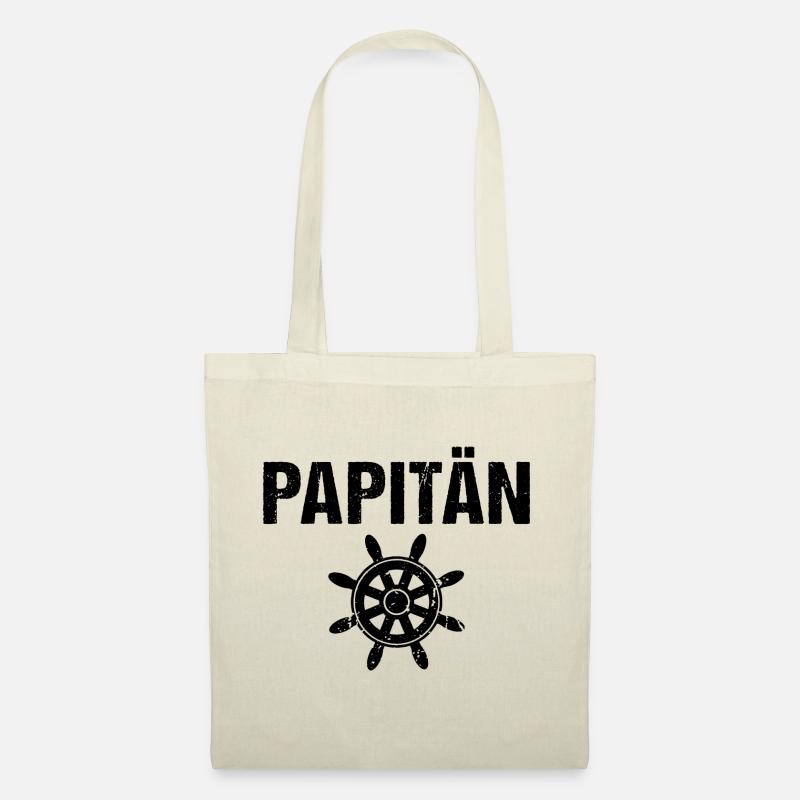Papitän Boot Vater - Stoffbeutel - Natur