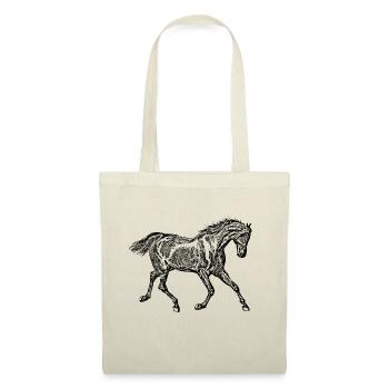 Horse black - Tote Bag - nature - Front