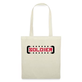 Stars Soldier Logo War General Freedom Fighter - Tote Bag - nature - Front
