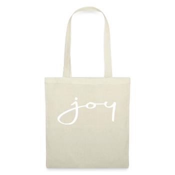 joie - joie - Sac en tissu - nature - Devant
