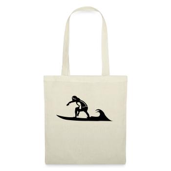 vague de surf plage de surf de vagues - Sac en tissu - nature - Devant