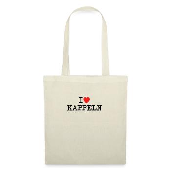 I love Kappeln - Stoffbeutel - Natur - Vorne