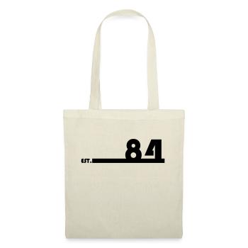 84_Black_Bauhaus93 - Stoffbeutel - Natur - Vorne