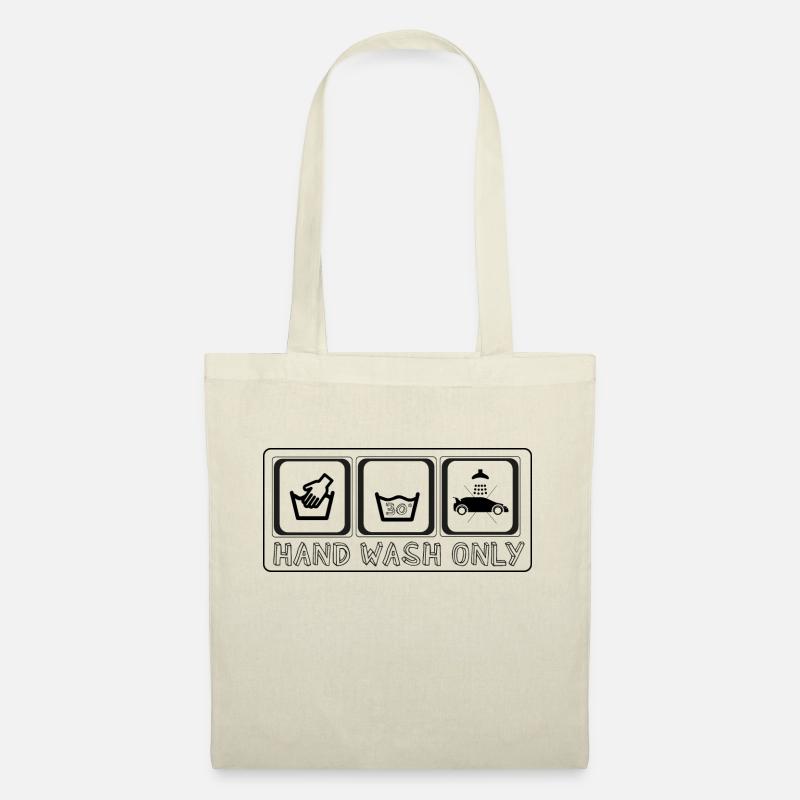Hand Wash Only ! - Stoffbeutel - Natur