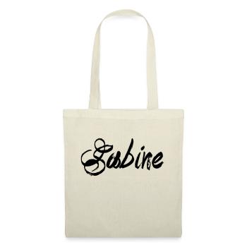 Sabine - Stoffbeutel - Natur - Vorne