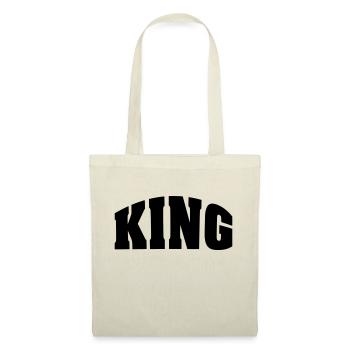 KING - Stoffbeutel - Natur - Vorne