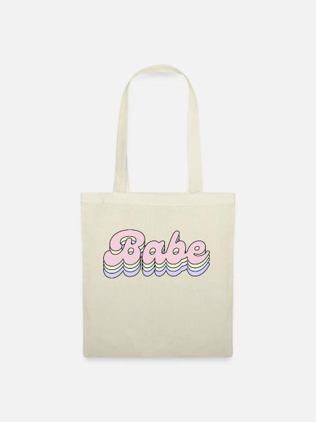 Babe Pastell - Brautteam - Stoffbeutel - Natur