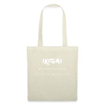 Ikigai Japon Art de base - Sac en tissu - nature - Devant