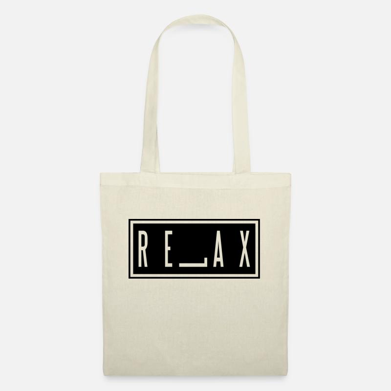 Relax - black - Stoffbeutel - Natur