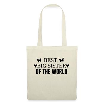 Beste Schwester - Stoffbeutel - Natur - Vorne