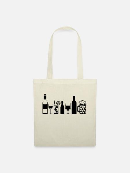 drinking_alcohol_f1 - Stoffbeutel - Natur