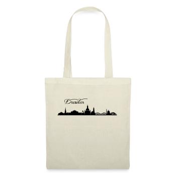 Dresdener Skyline - Stoffbeutel - Natur - Vorne