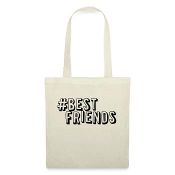 #Best Friends - Sac en tissu - nature - Devant