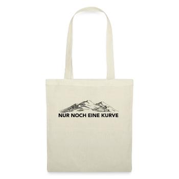 Nur Noch Eine Kurve - (10) - Stoffbeutel - Natur - Vorne