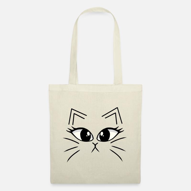 Kätzchen Katze Katzen - Stoffbeutel - Natur