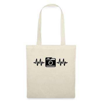 appareil photo - Sac en tissu - nature - Devant