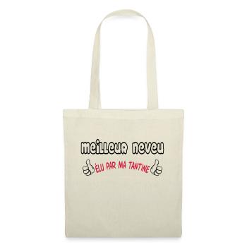 MEILLEUR neveu - Sac en tissu - nature - Devant