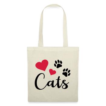 Cat Paw Cat Holder Cats Cat Lover - Tote Bag - nature - Front