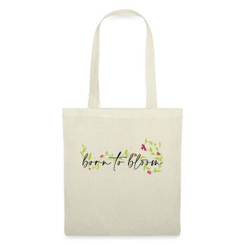 Born to bloom - Stoffbeutel - Natur - Vorne
