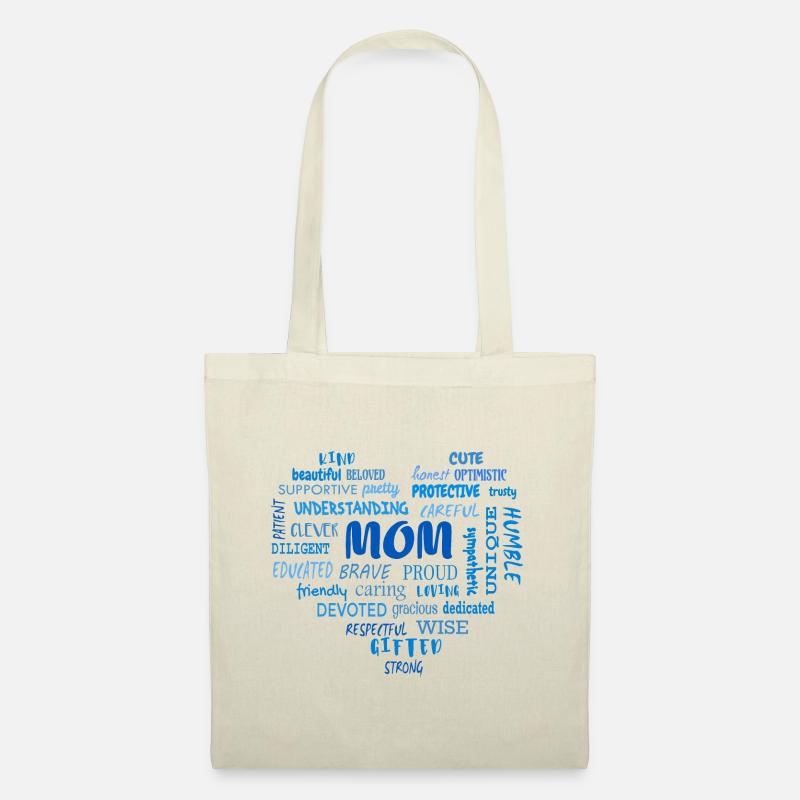 Beste Mutter Qualitäten und Mama Eigenschaften - Stoffbeutel - Natur
