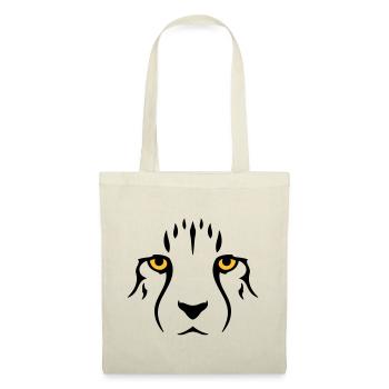 Jeune guépard - Sac en tissu - nature - Devant