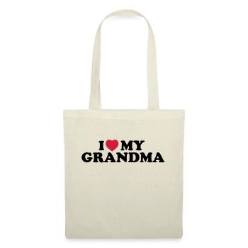 I love my grandma - Sac en tissu - nature - Devant