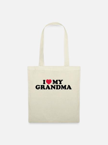 I love my grandma - Tote Bag - nature