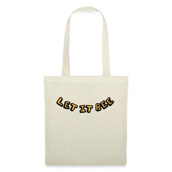 Let It Bee Imker Logo - Stoffbeutel - Natur - Vorne