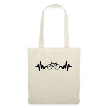 le vélo c'est la vie - Vélo - Sac en tissu - nature - Devant