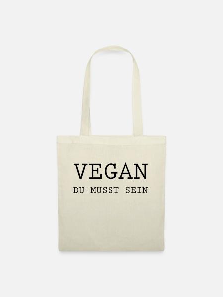 Vegan Veggie - Stoffbeutel - Natur
