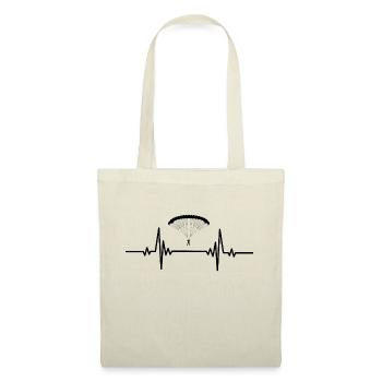 Heartbeat paragliding far - Tote Bag - nature - Front