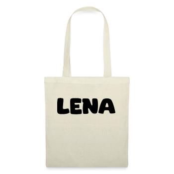 Nom - Lena - Sac en tissu - nature - Devant