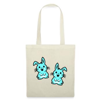 Lapin de Pâques Pâques - Sac en tissu - nature - Devant