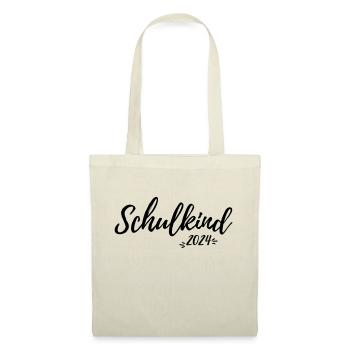 Schulkind 2024 - Stoffbeutel - Natur - Vorne