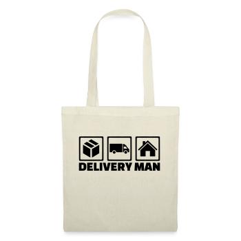 Delivery man - Sac en tissu - nature - Devant