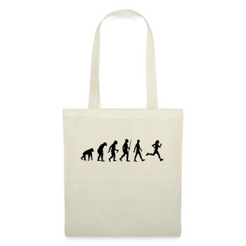 Evolution Human Monkey Jogging Jogger Running Sport - Tote Bag - nature - Front