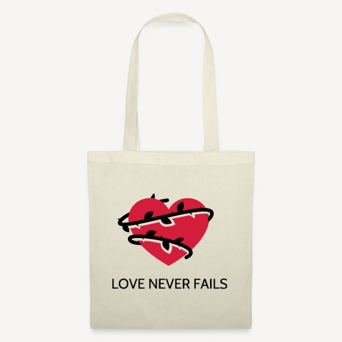 LOVE NEVER FAILS - Tote Bag