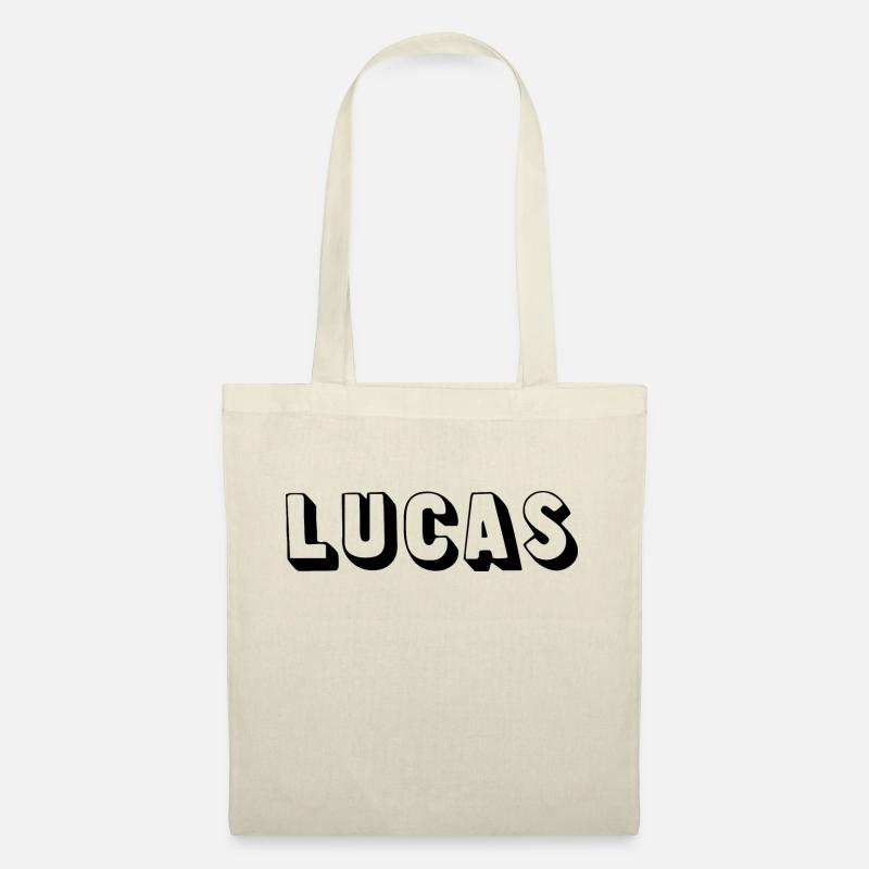 Name - Lucas - Stoffbeutel - Natur