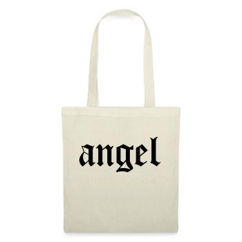 angel - Stoffbeutel - Natur - Vorne