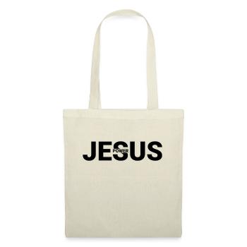 Jesus MACHT - Stoffbeutel - Natur - Vorne
