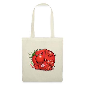 Faule Tomate - Stoffbeutel - Natur - Vorne