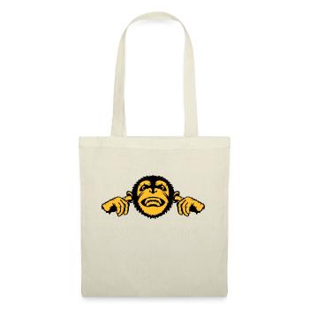 chimpanzee monkey monkey finger ear - Tote Bag - nature - Front
