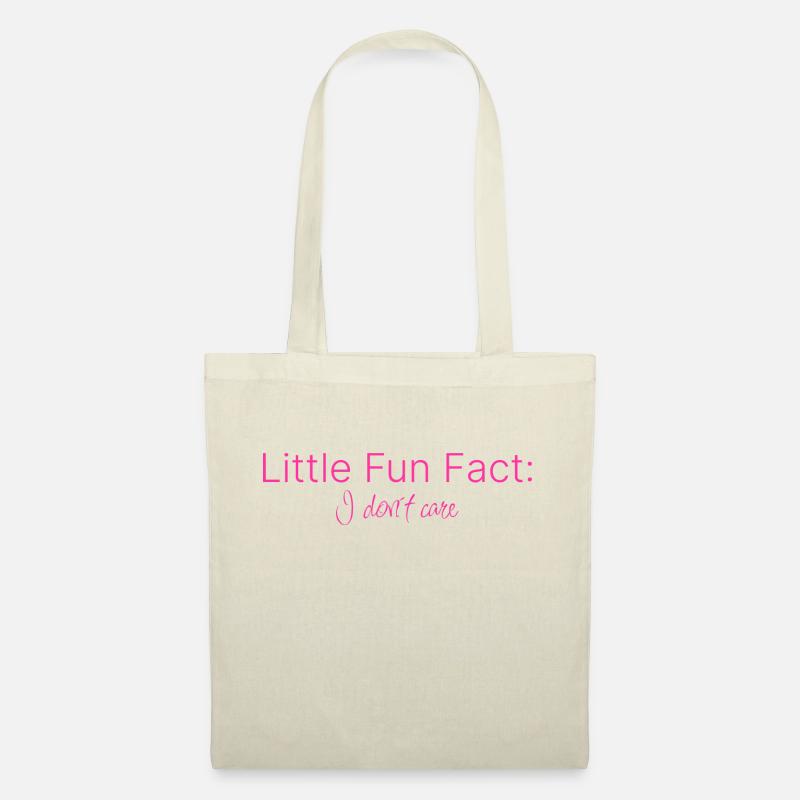 Little Fun Fact: I dont care - Stoffbeutel - Natur