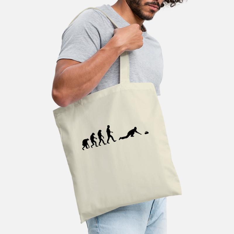 curling evolution Stoffbeutel