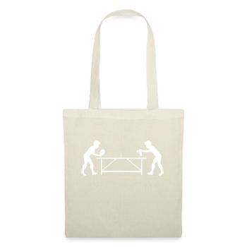 Ping Pong joueur de ping-pong - Sac en tissu - nature - Devant