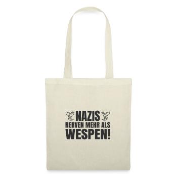 Contre la loi Contre le racisme Contre les nazis Manifestation - Sac en tissu - nature - Devant